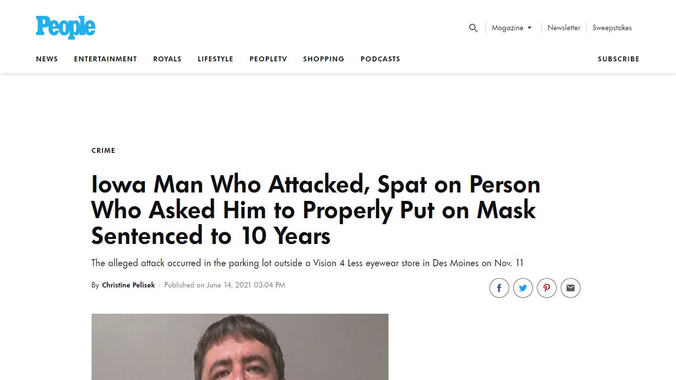 Iowa Man Who Attacked, Spat on Person Who Asked Him to Properly Put on ...